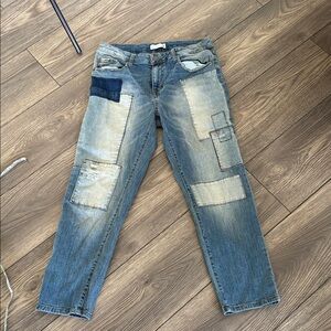 Nordstrom BP Blue Patchwork Women Jeans 26